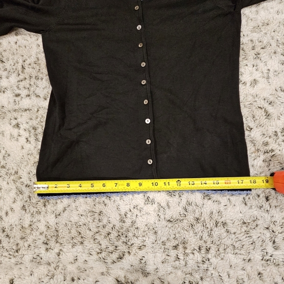 Casual Corner SZ M Floral Embroidered Silk Blend Clueless Preppy Accent Sweater - Picture 8 of 12